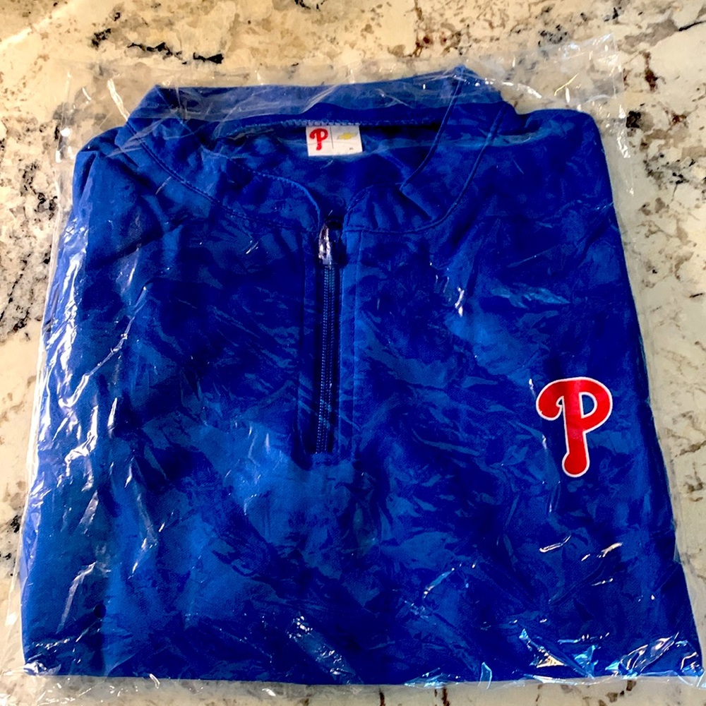 New Without Tag -Philadelphia Phillies 1/4 zip golf vest 2019 Chevrolet giveaway
